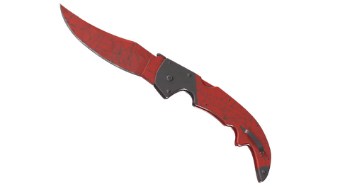 ★ Falchion Knife | Crimson Web (Minimal Wear)