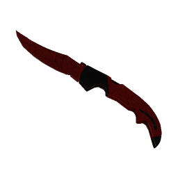 free csgo skin ★ Falchion Knife | Crimson Web (Minimal Wear)