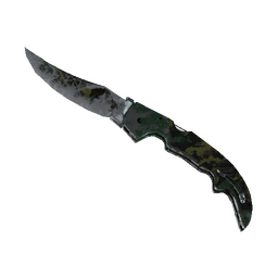 free csgo skin ★ Falchion Knife | Boreal Forest (Battle-Scarred)