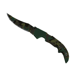 free csgo skin ★ Falchion Knife | Boreal Forest (Well-Worn)