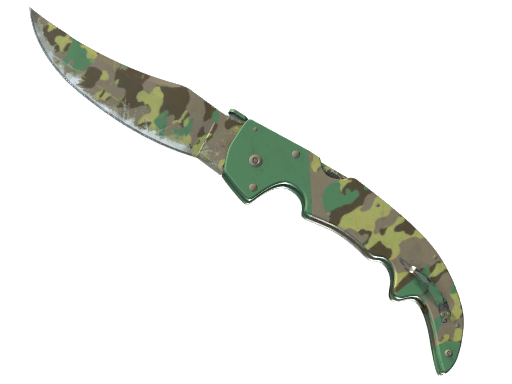 ★ StatTrak™ Falchion Knife | Boreal Forest (Well-Worn)