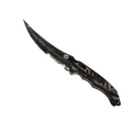 ★ Flip Knife | Black Laminate (Battle-Scarred)