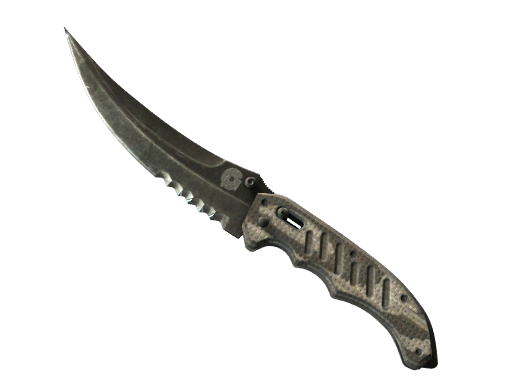 ★ StatTrak™ Flip Knife | Black Laminate (Battle-Scarred)