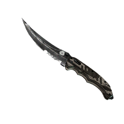 ★ Flip Knife | Black Laminate (Field-Tested)