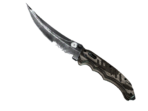 Image for the ★ Flip Knife | Black Laminate weapon skin in Counter Strike 2