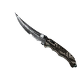 ★ Flip Knife | Black Laminate (Minimal Wear)