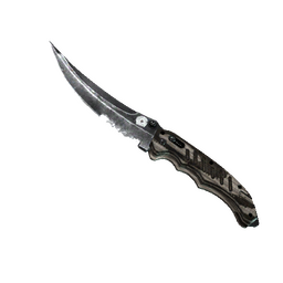 free csgo skin ★ Flip Knife | Black Laminate (Minimal Wear)