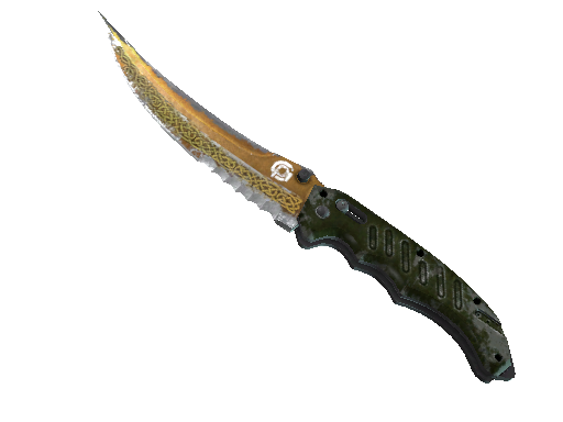 ★ StatTrak™ Flip Knife | Lore (Battle-Scarred)