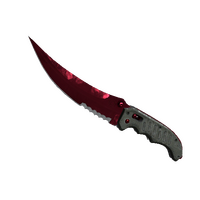 ★ StatTrak™ Flip Knife | Doppler Ruby (Factory New)