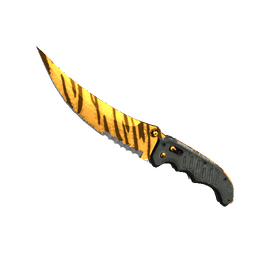 free csgo skin ★ StatTrak™ Flip Knife | Tiger Tooth (Factory New)