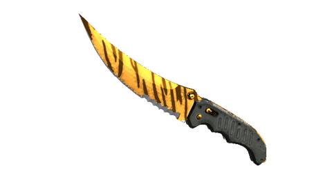 ★ StatTrak™ Flip Knife | Tiger Tooth (Factory New)