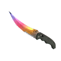 free cs2 skins ★ StatTrak™ Flip Knife | Fade (Factory New)