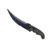 ★ StatTrak™ Flip Knife | Blue Steel <br>(Well-Worn)