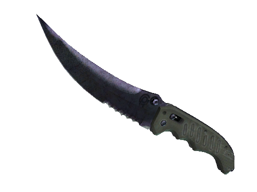 ★ StatTrak™ Flip Knife | Blue Steel (Battle-Scarred)