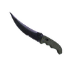 ★ StatTrak™ Flip Knife | Blue Steel <br>(Battle-Scarred)