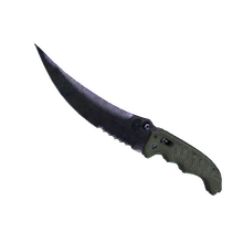 ★ Flip Knife | Blue Steel (Battle-Scarred)