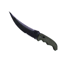 free csgo skin ★ StatTrak™ Flip Knife | Blue Steel (Battle-Scarred)