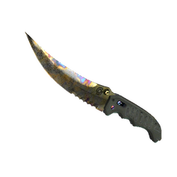 ★ StatTrak™ Flip Knife | Case Hardened (Well-Worn)