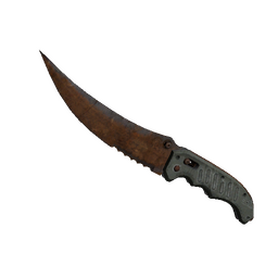 free csgo skin ★ StatTrak™ Flip Knife | Rust Coat (Battle-Scarred)