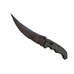 free csgo skin ★ StatTrak™ Flip Knife | Rust Coat (Well-Worn)