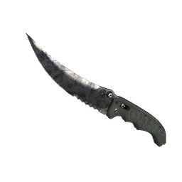 free csgo skin ★ StatTrak™ Flip Knife | Stained (Battle-Scarred)