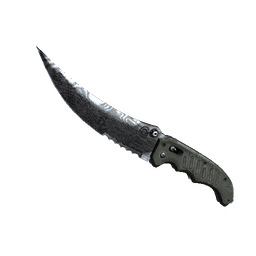 free csgo skin ★ Flip Knife | Damascus Steel (Battle-Scarred)