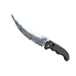 ★ StatTrak™ Flip Knife | Damascus Steel (Well-Worn)