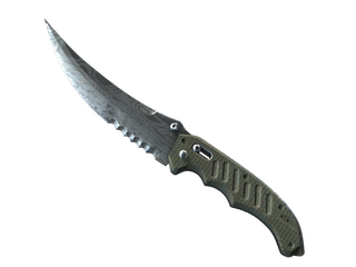 Flip Knife | Damascus Steel