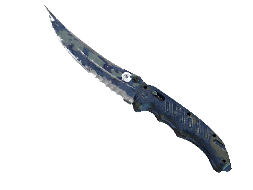 ★ StatTrak™ Flip Knife | Bright Water (Battle-Scarred)