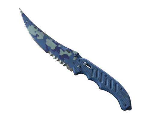 ★ StatTrak™ Flip Knife | Bright Water (Well-Worn)