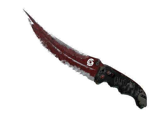 ★ Flip Knife | Crimson Web (Battle-Scarred)