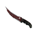 ★ Flip Knife | Crimson Web (Battle-Scarred)