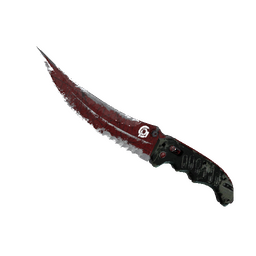 free csgo skin ★ Flip Knife | Crimson Web (Battle-Scarred)