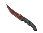 ★ Flip Knife | Crimson Web (Battle-Scarred)