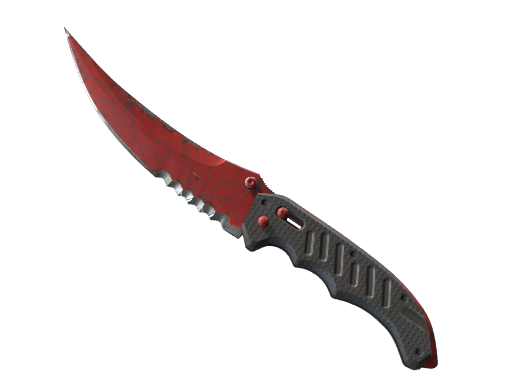 ★ StatTrak™ Flip Knife | Crimson Web (Field-Tested)