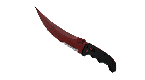 ★ Flip Knife | Crimson Web (Minimal Wear)