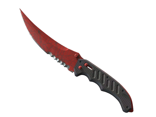 ★ Flip Knife | Crimson Web (Minimal Wear)