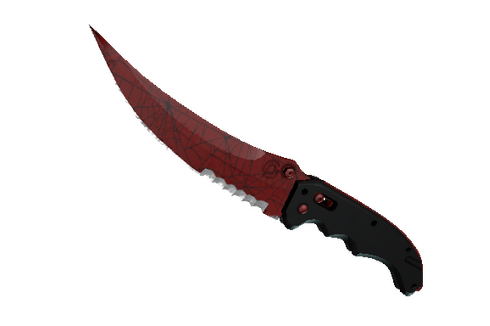 Buy ★ StatTrak™ Flip Knife | Crimson Web (Minimal Wear)