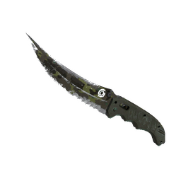 free csgo skin ★ StatTrak™ Flip Knife | Boreal Forest (Battle-Scarred)