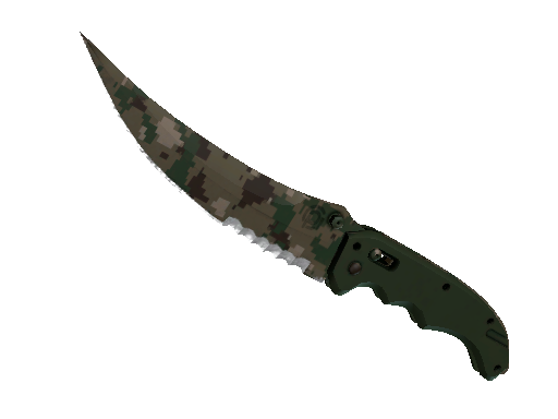 Image for the ★ Flip Knife | Forest DDPAT weapon skin in Counter Strike 2