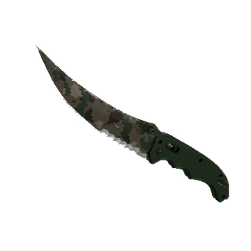 ★ StatTrak™ Flip Knife | Forest DDPAT (Well-Worn)