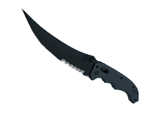 ★ StatTrak™ Flip Knife | Night (Battle-Scarred)