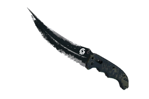 Buy ★ StatTrak™ Flip Knife | Night (Battle-Scarred)