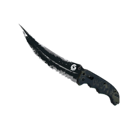 ★ StatTrak™ Flip Knife | Night (Battle-Scarred)