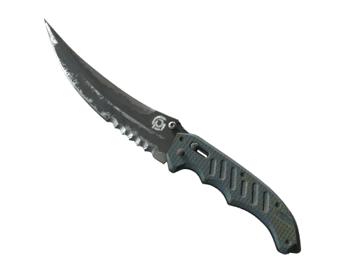 ★ StatTrak™ Flip Knife | Night (Battle-Scarred)