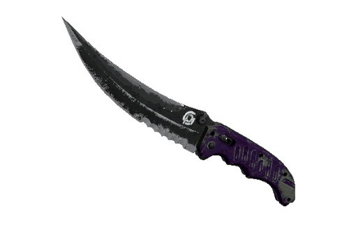 Buy ★ StatTrak™ Flip Knife | Ultraviolet (Battle-Scarred)
