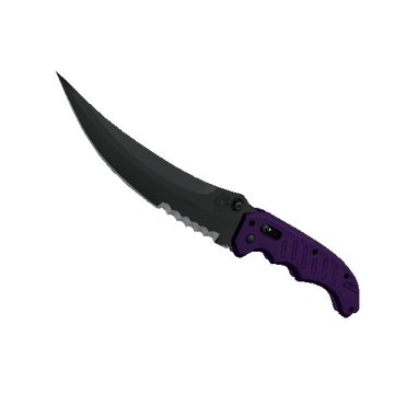 ★ StatTrak™ Flip Knife | Ultraviolet (Minimal Wear)