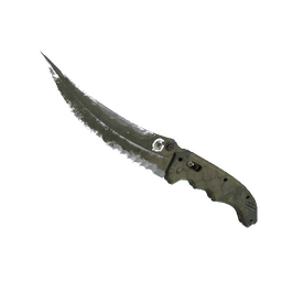 ★ StatTrak™ Flip Knife | Safari Mesh (Battle-Scarred)
