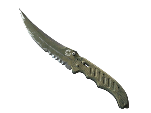★ StatTrak™ Flip Knife | Safari Mesh (Battle-Scarred)