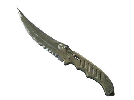 ★ Flip Knife | Safari Mesh (Battle-Scarred)